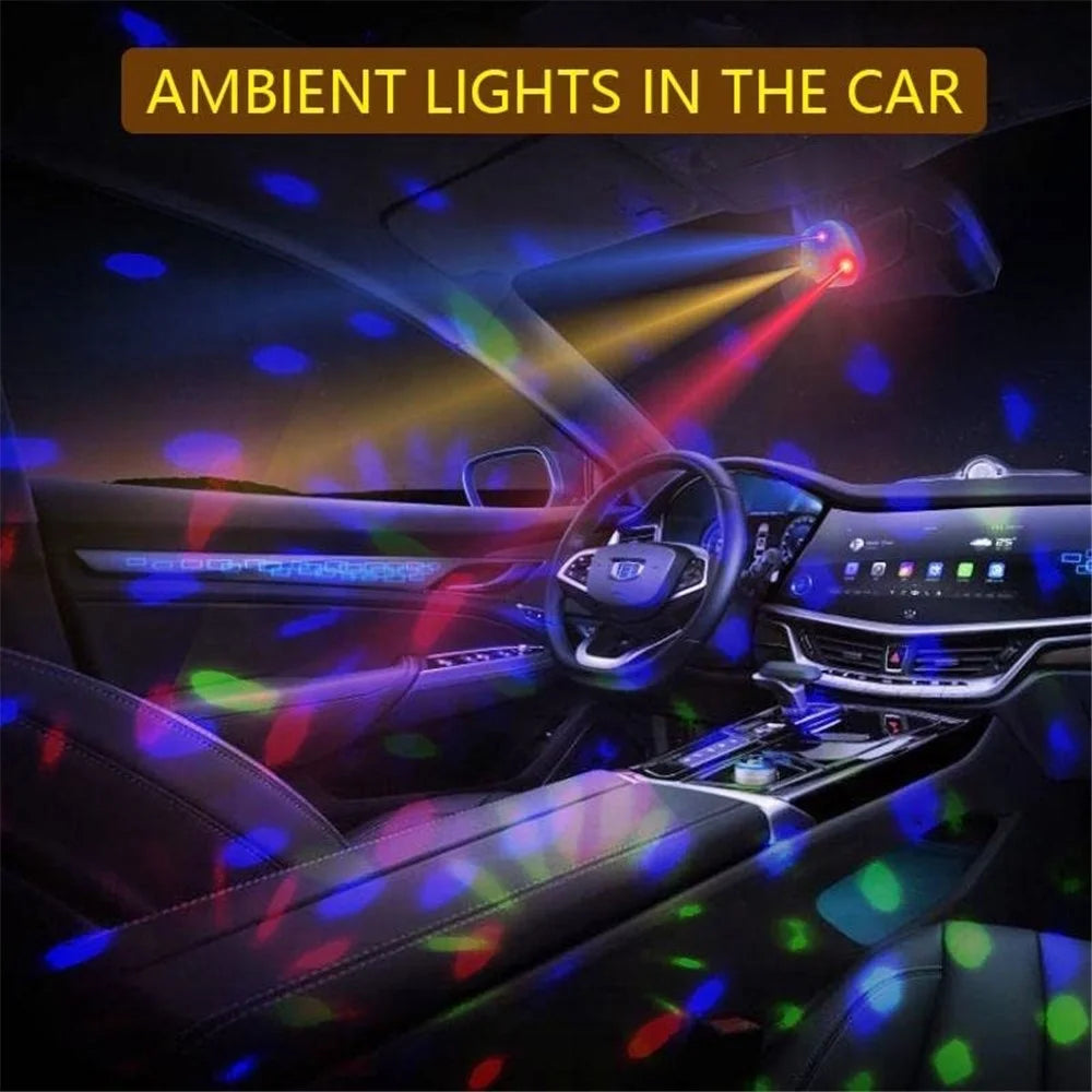 Portable Disco Ball Wristband Light Voice Activated Party Lamp USB Rechargeable Flashing Light - Pink - 4