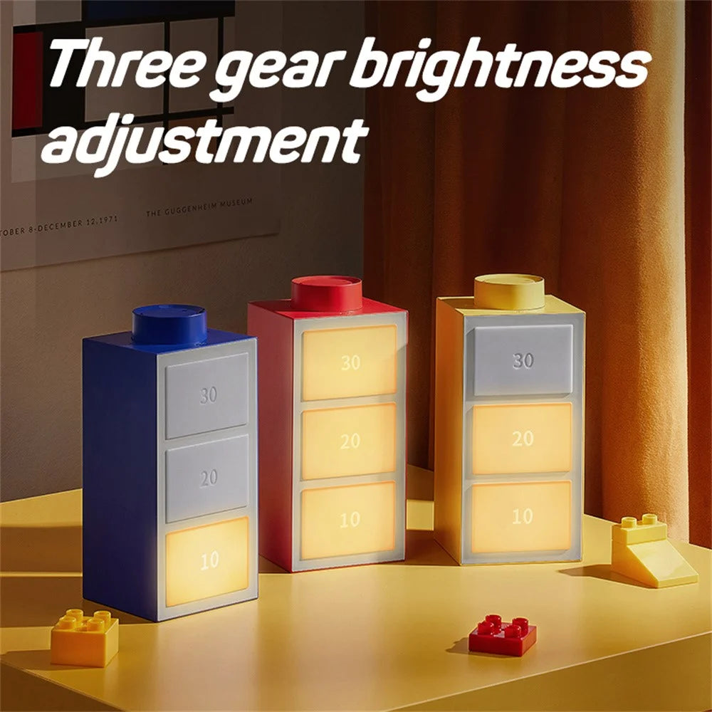 k-1701 Music Rhythm Light RGB Multi Color Table Lamp with Timer Function for Home Bedroom - Red - 7