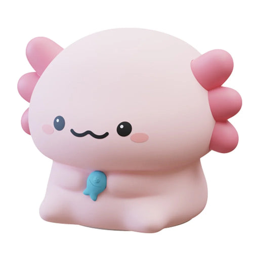 Salamander Baby Silicone Night Light Tap Control Bedside Lamp Desktop Decor - 1