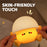 A025 Egg Yolk Silicone Night Light Tap Control USB Rechargeable Bedside Lamp Kids Toy Gift - 7