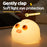 Silicone Night Light Stress Relief Tap Control Cartoon Lamp for Bedside Desktop - 3