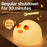 Silicone Night Light Stress Relief Tap Control Cartoon Lamp for Bedside Desktop - 5