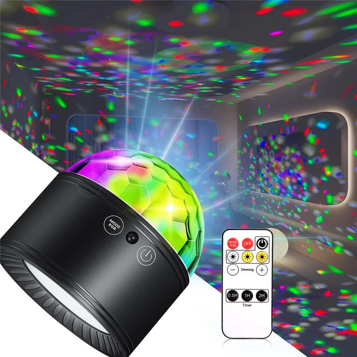 Creative Dual Head Wall Light with Remote Control 3 Color Temperatures Smart Magic Ball Ambient Lamp - 2