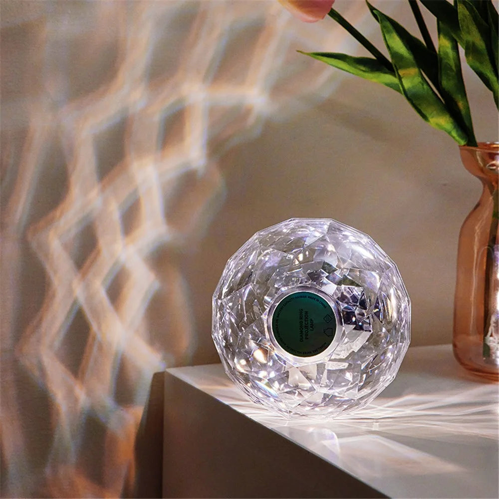 Projection Ring Light Table Decor Ambient Lamp Valentine's Day Gift - 2