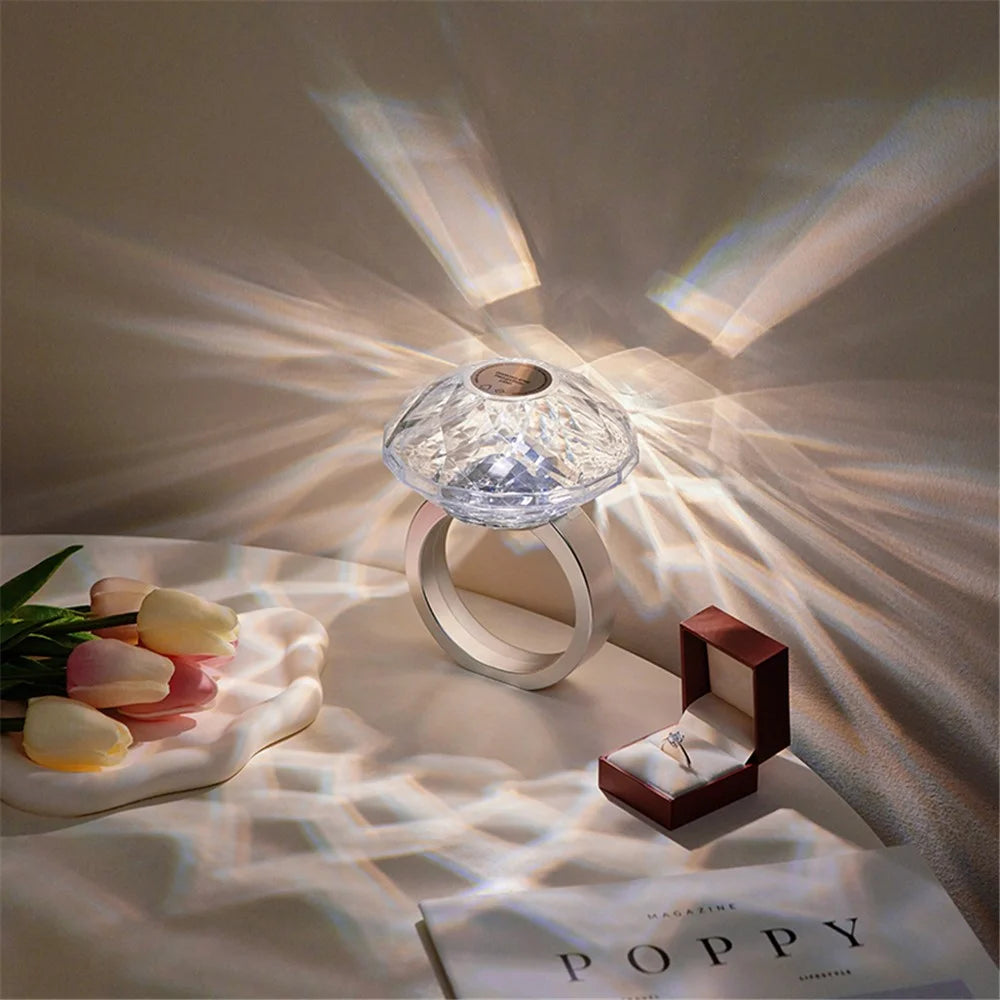 Projection Ring Light Table Decor Ambient Lamp Valentine's Day Gift - 6