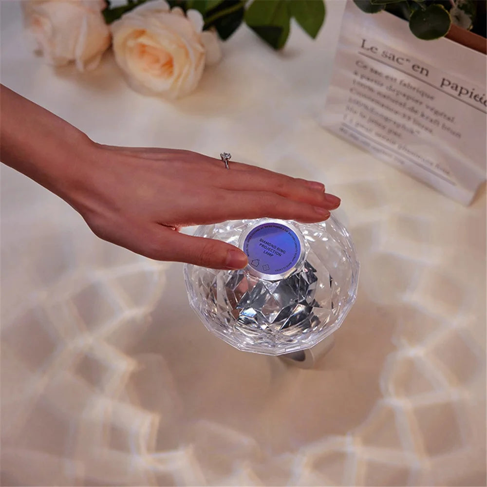 Projection Ring Light Table Decor Ambient Lamp Valentine's Day Gift - 7