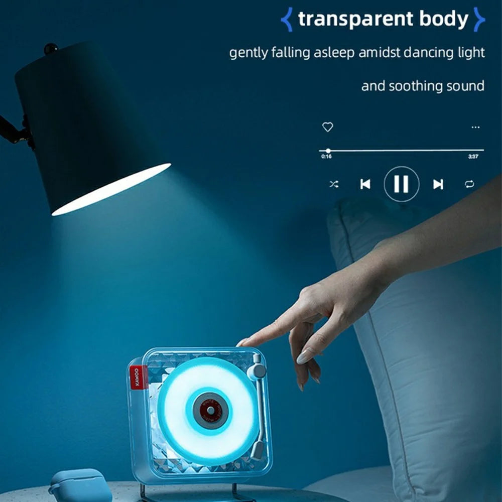 KAWOO Ice Candy Shape Bluetooth-compatible Speaker White Noise Sound Machine with Ambient Light - White - 3