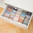 Plastic Socks Storage Box Hollow-out Durable Underwear Organizer Lightweight Desk Holder - Grey - 3