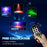 Rotating Magic Ball Laser Light RGB LED Strobe Sound Activated Projector Lamp for Bar / KTV / Disco - 3