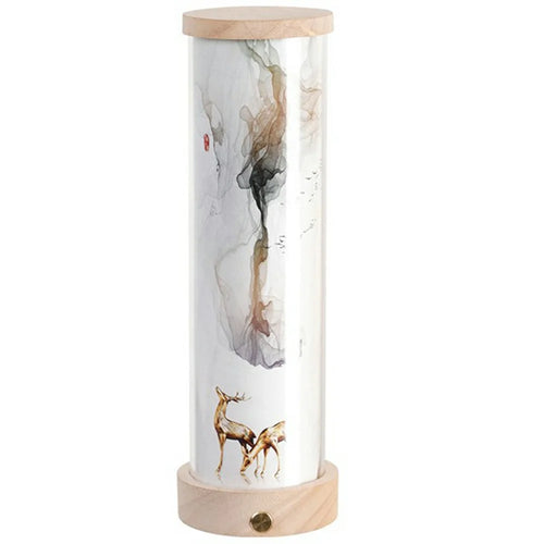 T5 Creative Painting Night Light for Living Room Bedroom Plug In Powered Atmosphere Lamp (CE / Rohs Certified) - Style A - 1