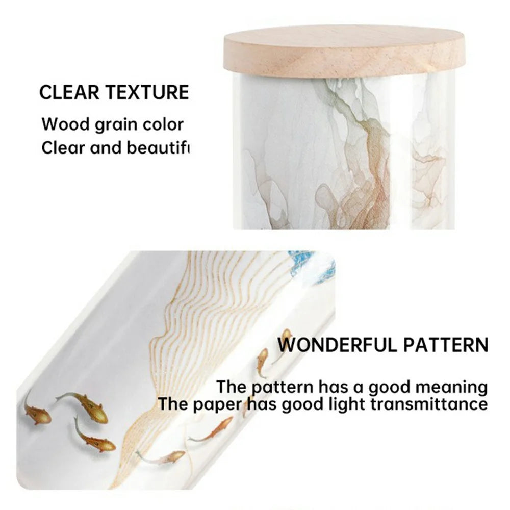 T5 Creative Painting Night Light for Living Room Bedroom Plug In Powered Atmosphere Lamp (CE / Rohs Certified) - Style A - 6