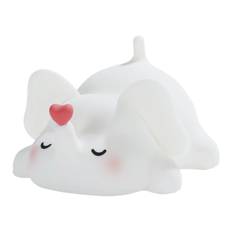 Loving Elephant Silicone Night Lamp For Kids Bedroom Rechargeable Touch Control Light (CE ROHS FCC CPC EN71 Certified) - 1