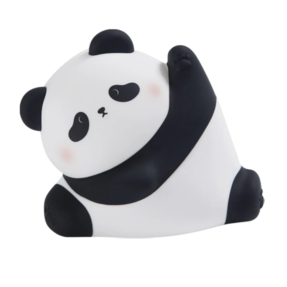 Panda Silicone Night Lamp For Kids Bedroom USB Rechargeable Touch Control Light (CE ROHS FCC CPC EN71 Certified) - 1