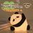 Panda Silicone Night Lamp For Kids Bedroom USB Rechargeable Touch Control Light (CE ROHS FCC CPC EN71 Certified) - 2