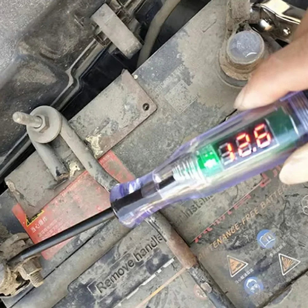 Digital Voltage Tester Pen 3-48V Car Circuit Repair Tool Auto Diagnostic Instrument - 3