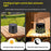 Hollow Flower Bird Pattern Embedded Wine Bottle Light Outdoor Solar Decorative Hanging Atmosphere Lamp - 3