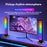 KBB-62 Wire + Remote Control Octagonal Base Desktop Ambient Light with Gaming Headphone Stand Atmosphere Lamp - 5