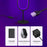 KBB-24 U Shape RGB Desk Ambient Light USB Powered Sound Activated Atmosphere Lamp, Wire + Remote + APP Control - 5
