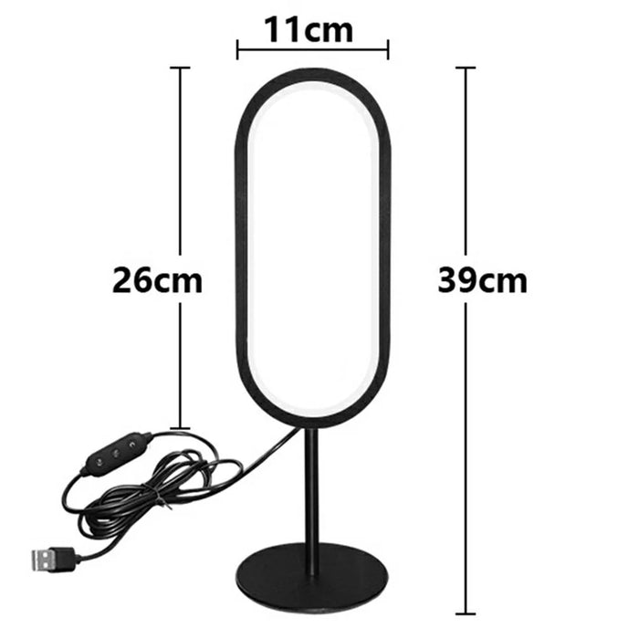 KBB-24 U Shape RGB Desk Ambient Light USB Powered Sound Activated Atmosphere Lamp, Wire + Remote + APP Control - 6