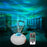 K-1106 Flying Saucer Laser Projection Light Aurora Borealis Starry Night Lights Projector Atmosphere Light USB Laser Projection Light for Live Streaming - 3