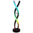 KBB-65 Sound Activated Gaming RGB Ambient Light Cross Spiral Design Desk Lamp, Wire + Remote + APP Control - 1