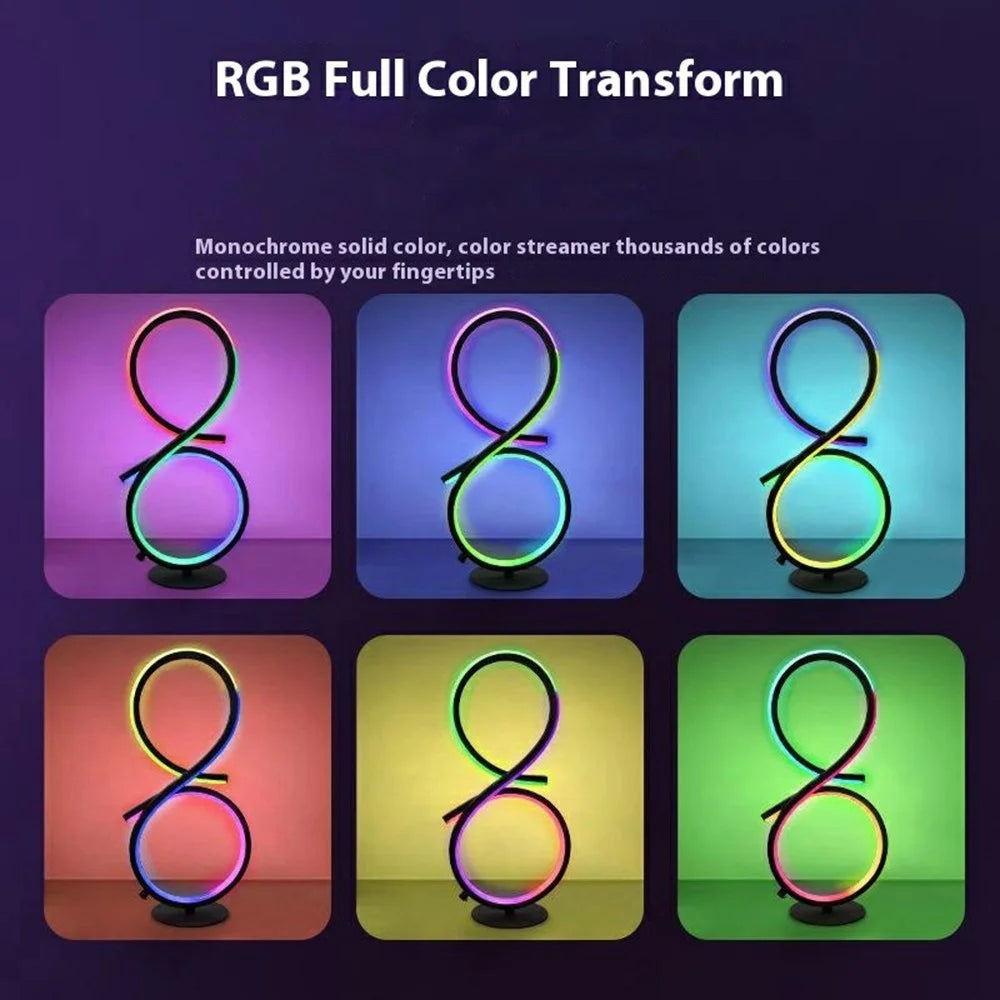 KBB-66 Sound Activated RGB Mood Light for Gaming Desktop Ambient Lamp, Wire + Remote + APP Control - 3