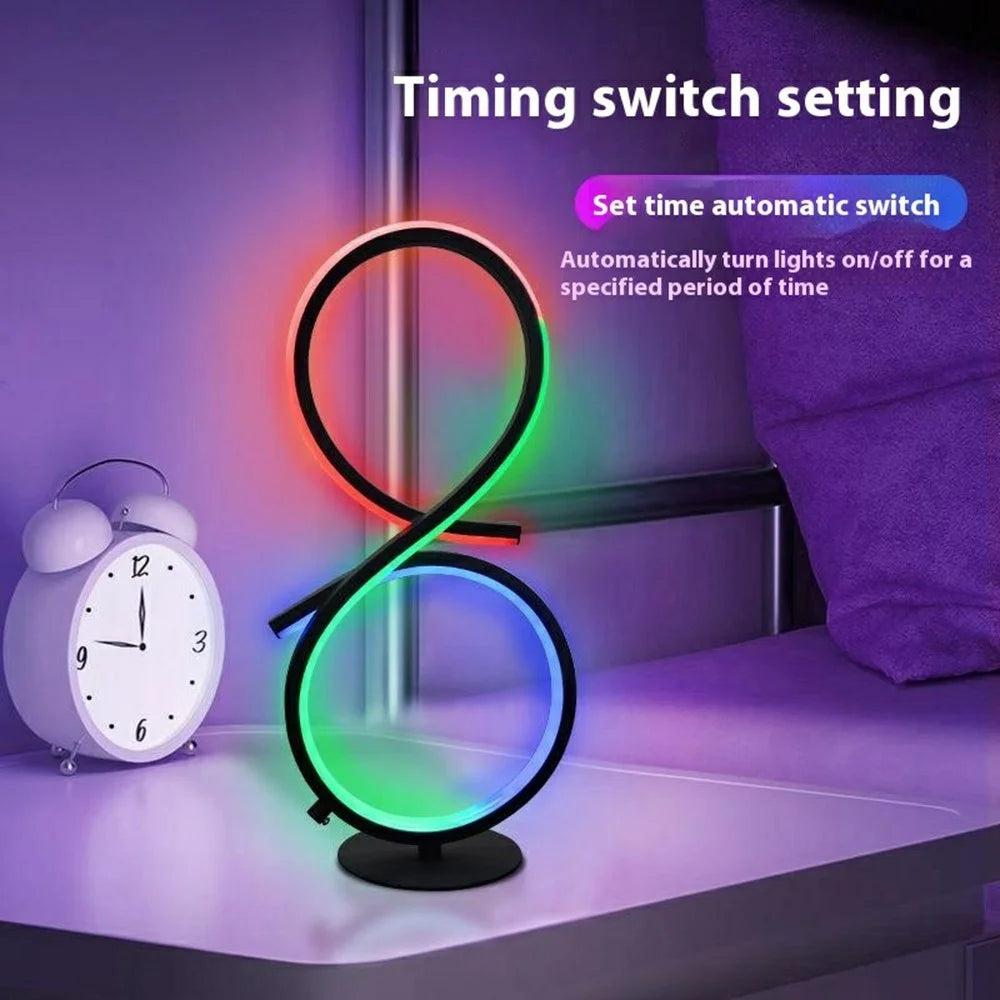 KBB-66 Sound Activated RGB Mood Light for Gaming Desktop Ambient Lamp, Wire + Remote + APP Control - 4