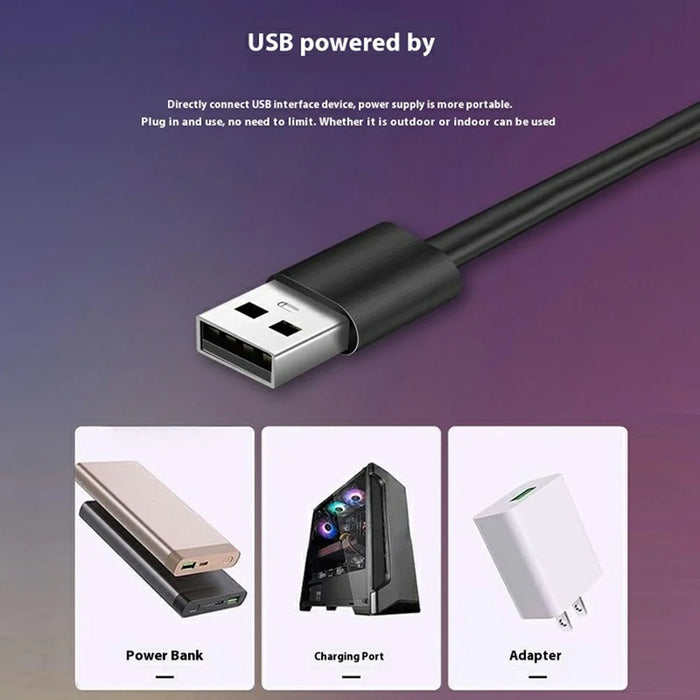 KBB-76 Musical Note Shape RGB Ambient Light for Gaming USB Powered Atmosphere Lamp, Wire + Remote + APP Control - 5