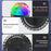 3W Sound Activated Striped Mini Magic Ball LED Light RGB Stage Lamp for KTV Bar (Without Remote) - 6