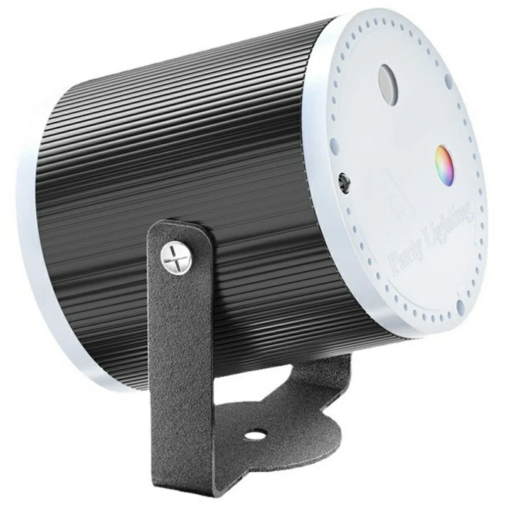 Starry Sky Laser Projector Light with Bracket Sound Activated LED Stage Lamp for Party KTV (Without Remote) - 1
