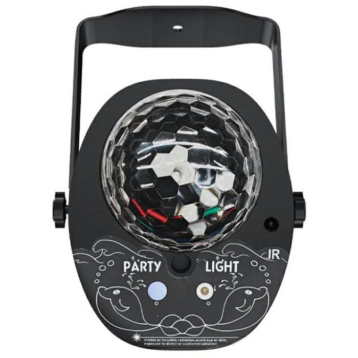 LED Stage Laser Projector Light with Handle Sound Activated Disco Ball Lamp for Party / Bar / KTV (Without Remote) - 2