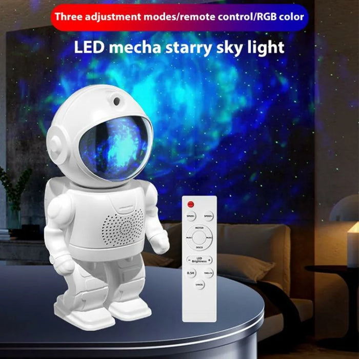 Astronaut Starry Sky Projector Night Light Bluetooth-Compatible Space Galaxy Nebula Lamp with Remote Control - 2