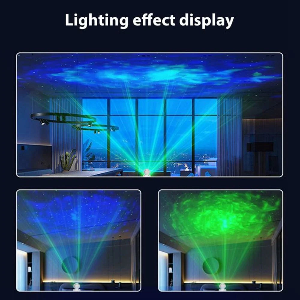 Astronaut Starry Sky Projector Night Light Space Galaxy Nebula Lamp with Remote Control - 4