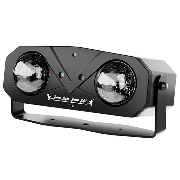 12W LED Party Light Water Wave Effect Rotating Disco Ball Remote Control Laser Projector, with Power Adapter - US Plug - 1