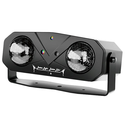 12W LED Party Light Water Wave Effect Rotating Disco Ball Remote Control Laser Projector, with 1.5m USB Cable - 1