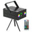 10W Square LED Stage Light with Remote Control Laser Projector Sound Activated Strobe Lamp for Home / Bar / KTV - US Plug - 1