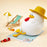 XR-MM-L2206 Color-changing Duck Shaped LED Night Light Timer Function Cute Silicone Children Sleeping Night Lamp - With Hat - 1