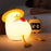 XR-MM-L2206 Color-changing Duck Shaped LED Night Light Timer Function Cute Silicone Children Sleeping Night Lamp - With Hat - 5