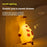 Cute Cartoon Giraffe Night Light Tap Control Silicone Bedside Lamp with Timer Desk Decor - 3