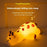 Cute Cartoon Giraffe Night Light Tap Control Silicone Bedside Lamp with Timer Desk Decor - 6