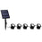 TS-S5405 5 in 1 Solar Underwater Lights IP68 Waterproof Pond Fish Tank Landscape Lamp, Base Type - 2