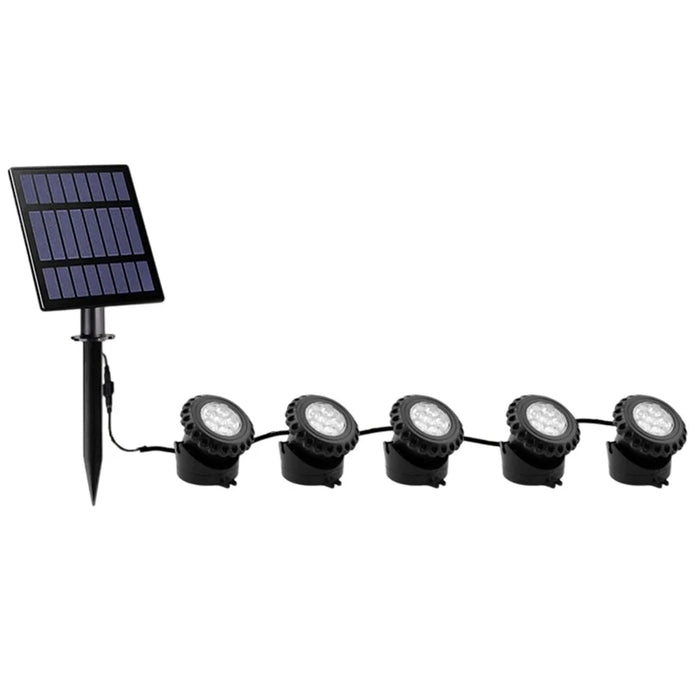 TS-S5405 5 in 1 Solar Underwater Lights IP68 Waterproof Pond Fish Tank Landscape Lamp, Base Type - 2