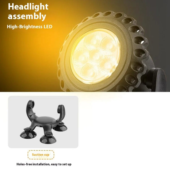 TS-S5405 3 in 1 Solar Underwater Lights IP68 Waterproof Pond Fish Tank Landscape Lamp, Suction Cup Type - 6