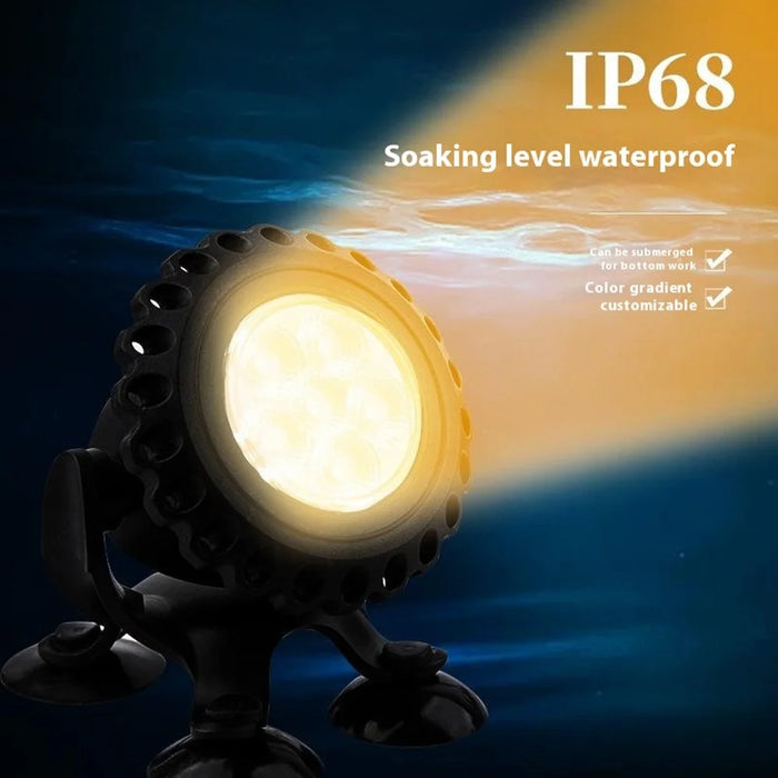 TS-S5405 3 in 1 Solar Underwater Lights IP68 Waterproof Pond Fish Tank Landscape Lamp, Suction Cup Type - 7