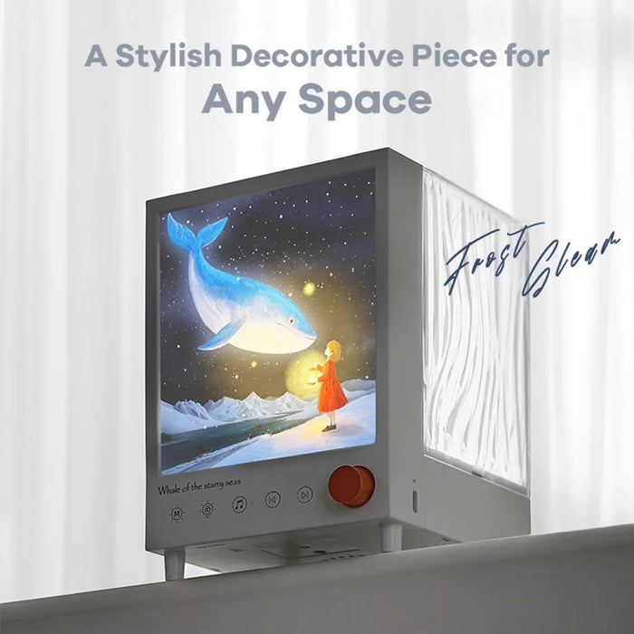 Starry Sky Whale Aurora Projection Light Dream Atmosphere Lamp Bluetooth-Compatible Speaker - 5
