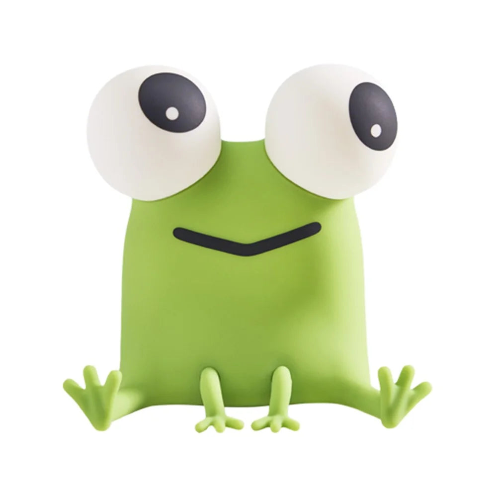 Frog Night Light USB Rechargeable 3 Brightness Levels Kids Bedroom Nursery Soft Silicone Bedside Lamp - 1