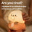 A066 Otter Bubble Blowing Night Light Baby Squishy Adorable Silicone Lamp - 3