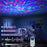 SSL001-C USB Rechargeable Starry Sky Projector Night Light Bluetooth-compatible Speaker RGB Atmosphere Lamp with Remote - Black - 5