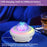 SSL002-C USB Rechargeable Star Projector Night Light RGB Atmosphere Lamp Bluetooth-compatible Speaker with Remote - White - 7