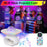 TCSP-001-C USB Rechargeable Table Lamp Phone Wireless Charger Bluetooth-compatible Speaker Starry Sky Projection Night Light - White - 2